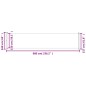 vidaXL Toldo lateral retráctil para patio marrón 600x160 cm vidaXL Toldo lateral retráctil para patio marrón 600x160 cm