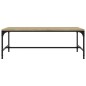 vidaXL Mesa de centro madera contrachapada roble Sonoma 80x50x35 cm vidaXL Mesa de centro madera contrachapada roble Sonoma 80x50x35 cm