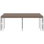 vidaXL Cenador con montaje en la pared gris taupe 6x3 m vidaXL Cenador con montaje en la pared gris taupe 6x3 m