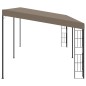 vidaXL Cenador con montaje en la pared gris taupe 6x3 m vidaXL Cenador con montaje en la pared gris taupe 6x3 m