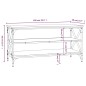 vidaXL Mueble para TV madera contrachapada roble Sonoma 100x40x50 cm vidaXL Mueble para TV madera contrachapada roble Sonoma 100x40x50 cm