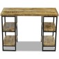 vidaXL Escritorio de oficina madera de mango 110x50x76 cm vidaXL Escritorio de oficina madera de mango 110x50x76 cm