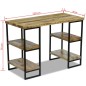 vidaXL Escritorio de oficina madera de mango 110x50x76 cm vidaXL Escritorio de oficina madera de mango 110x50x76 cm