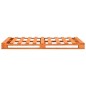 vidaXL Estructura de cama de palés madera maciza pino marrón 120x200cm
