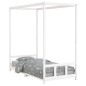 vidaXL Estructura de cama para niños madera de pino blanco 90x200 cm vidaXL Estructura de cama para niños madera de pino blanco 90x200 cm