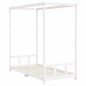 vidaXL Estructura de cama para niños madera de pino blanco 90x200 cm vidaXL Estructura de cama para niños madera de pino blanco 90x200 cm
