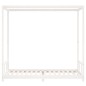 vidaXL Estructura de cama para niños madera de pino blanco 90x200 cm vidaXL Estructura de cama para niños madera de pino blanco 90x200 cm