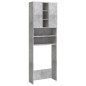 vidaXL Armario de lavadora gris hormigón 64x25,5x190 cm vidaXL Armario de lavadora gris hormigón 64x25,5x190 cm
