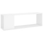 vidaXL Mueble para TV madera contrachapada blanco brillo 100x24x32 cm vidaXL Mueble para TV madera contrachapada blanco brillo 100x24x32 cm