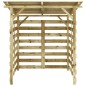 vidaXL Caseta para leña de madera de pino impregnada vidaXL Caseta para leña de madera de pino impregnada