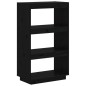 vidaXL Estantería/divisor de espacios madera pino negro 60x35x103 cm vidaXL Estantería/divisor de espacios madera pino negro 60x35x103 cm