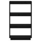 vidaXL Estantería/divisor de espacios madera pino negro 60x35x103 cm vidaXL Estantería/divisor de espacios madera pino negro 60x35x103 cm