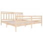 vidaXL Estructura de cama de madera maciza 200x200 cm vidaXL Estructura de cama de madera maciza 200x200 cm