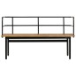 vidaXL Banco de madera maciza de mango 120x40x70 cm vidaXL Banco de madera maciza de mango 120x40x70 cm