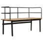 vidaXL Banco de madera maciza de mango 120x40x70 cm vidaXL Banco de madera maciza de mango 120x40x70 cm