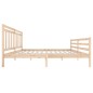 vidaXL Estructura de cama de madera maciza 200x200 cm vidaXL Estructura de cama de madera maciza 200x200 cm