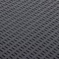 vidaXL Mesa auxiliar de plástico gris antracita 54x54x36,5 cm