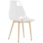 vidaXL Sillas de comedor 4 unidades transparente PET vidaXL Sillas de comedor 4 unidades transparente PET