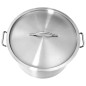 vidaXL Olla de acero inoxidable 44 L 45x28 cm vidaXL Olla de acero inoxidable 44 L 45x28 cm