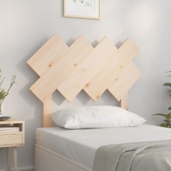 vidaXL Cabecero de cama madera maciza de pino 92x3x81 cm