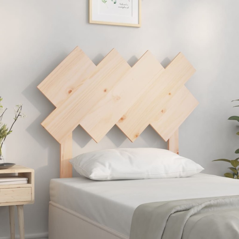 vidaXL Cabecero de cama madera maciza de pino 92x3x81 cm vidaXL Cabecero de cama madera maciza de pino 92x3x81 cm