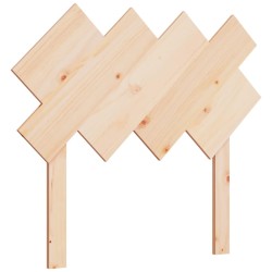 vidaXL Cabecero de cama madera maciza de pino 92x3x81 cm