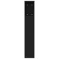 vidaXL Mueble cabecero negro 220x18,5x104,5 cm