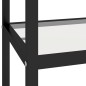 vidaXL Estantería vidrio transparente y blanco mármol 100x36x168 cm vidaXL Estantería vidrio transparente y blanco mármol 100x36x168 cm