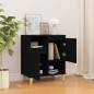 vidaXL Aparador de madera contrachapada negro 60x35x70 cm vidaXL Aparador de madera contrachapada negro 60x35x70 cm