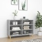 vidaXL Aparador de madera contrachapada gris hormigón 103,5x35x70 cm vidaXL Aparador de madera contrachapada gris hormigón 103,5x35x70 cm