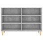 vidaXL Aparador de madera contrachapada gris hormigón 103,5x35x70 cm vidaXL Aparador de madera contrachapada gris hormigón 103,5x35x70 cm