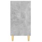 vidaXL Aparador de madera contrachapada gris hormigón 103,5x35x70 cm vidaXL Aparador de madera contrachapada gris hormigón 103,5x35x70 cm