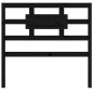vidaXL Cabecero de cama madera maciza de pino negro 95,5x4x100 cm vidaXL Cabecero de cama madera maciza de pino negro 95,5x4x100 cm