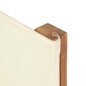 vidaXL Sillas de director plegables 2 uds madera maciza teca crema vidaXL Sillas de director plegables 2 uds madera maciza teca crema