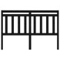 vidaXL Cabecero de cama madera maciza de pino negro 146x4x100 cm vidaXL Cabecero de cama madera maciza de pino negro 146x4x100 cm