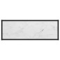 vidaXL Mesa de consola blanco vidrio templado 100x35x75 cm vidaXL Mesa de consola blanco vidrio templado 100x35x75 cm