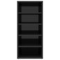 vidaXL Muebles zapateros 2 uds contrachapado negro brillo 31,5x35x70cm vidaXL Muebles zapateros 2 uds contrachapado negro brillo 31,5x35x70cm