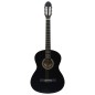 vidaXL Guitarra clásica para principiantes madera tilo negro 4/4 39" vidaXL Guitarra clásica para principiantes madera tilo negro 4/4 39"