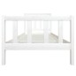 vidaXL Estructura de cama madera maciza blanca 100x200 cm vidaXL Estructura de cama madera maciza blanca 100x200 cm
