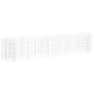 vidaXL Arriate de gaviones de hierro galvanizado 260x50x50 cm vidaXL Arriate de gaviones de hierro galvanizado 260x50x50 cm