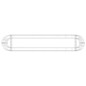 vidaXL Arriate de gaviones de hierro galvanizado 260x50x50 cm vidaXL Arriate de gaviones de hierro galvanizado 260x50x50 cm
