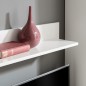 vidaXL Juego de muebles de salón 5 piezas con iluminación LED blanco