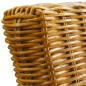 vidaXL Sillas de comedor 2 unidades ratán natural marrón vidaXL Sillas de comedor 2 unidades ratán natural marrón