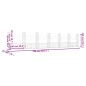 vidaXL Cesta de gaviones forma de U 7 postes de hierro 740x20x150 cm vidaXL Cesta de gaviones forma de U 7 postes de hierro 740x20x150 cm