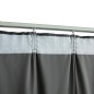 vidaXL Cortinas opacas y ganchos 2 uds terciopelo antracita 140x245 cm vidaXL Cortinas opacas y ganchos 2 uds terciopelo antracita 140x245 cm