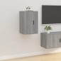 vidaXL Muebles para TV de pared 2 uds gris Sonoma 40x34,5x60 cm vidaXL Muebles para TV de pared 2 uds gris Sonoma 40x34,5x60 cm