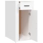 vidaXL Armario de escritorio madera contrachapada blanco 40x49x75 cm vidaXL Armario de escritorio madera contrachapada blanco 40x49x75 cm