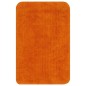 vidaXL Conjunto de alfombrillas de baño de tela 2 piezas naranja vidaXL Conjunto de alfombrillas de baño de tela 2 piezas naranja
