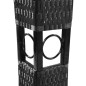 vidaXL Cenador con tejado gris oscuro 3x4 m vidaXL Cenador con tejado gris oscuro 3x4 m