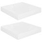 vidaXL Estante flotante de pared 2 uds MDF blanco brillo 23x23,5x3,8cm vidaXL Estante flotante de pared 2 uds MDF blanco brillo 23x23,5x3,8cm